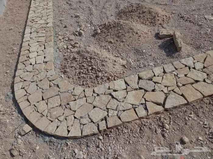 ممرات تلبيسات بالحجر الطبيعي 5