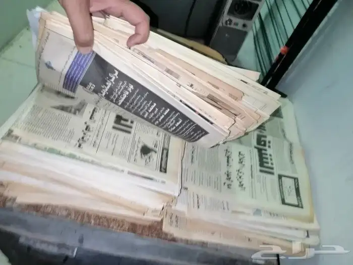 جرايد قديمه أعوام التسعينات 5