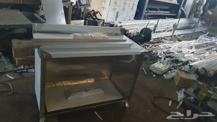 شواية فحم مترين استيل طاولات استيل رفوف استيل مجلى وظباية 14