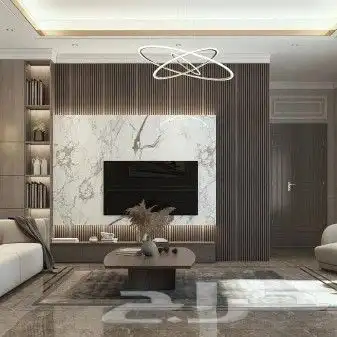 معلم ديكورات المدينة بديل الرخام والخشب ورق حائط شيبورد فوم 3