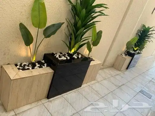مظلات وعشب جداري وخشب باركيه نوافير شلالات ثيل صناعي وطبيعي 16