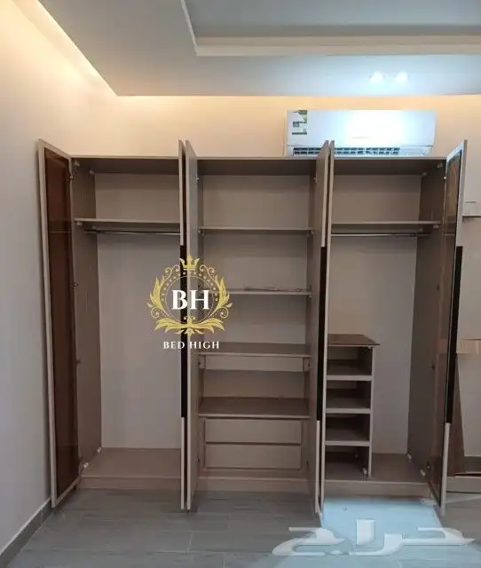 تاثيث سكن عمال فندقي من دواليب خشب حديد سرر حديد خشب وافرشه 5