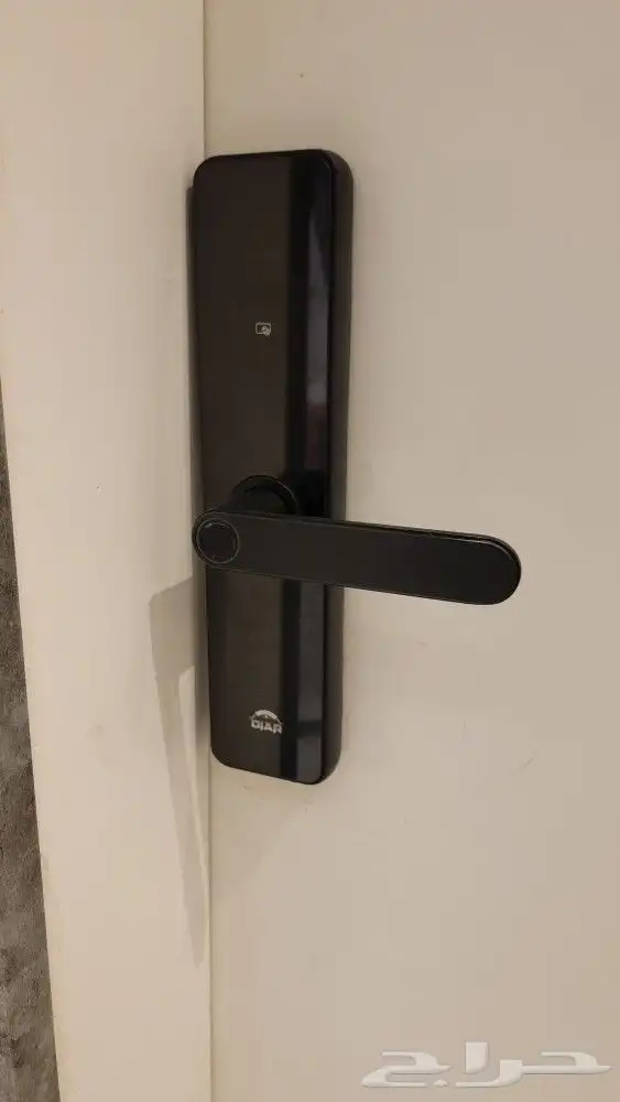 قفل باب ذكي الصناعة صيني الون اسود ضمان سنتين يركب على الحد 5