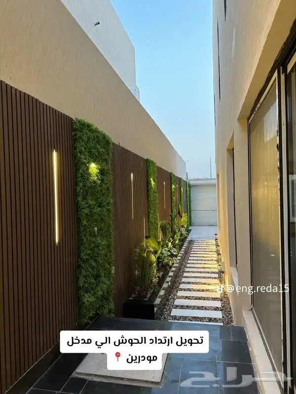 مظلات وعشب جداري وخشب باركيه نوافير شلالات ثيل صناعي وطبيعي 12