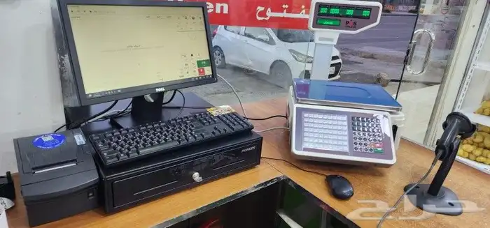 كاشير مستخدم وجديد ميزان باركود طابعة بلوتوث طابعة باركودورق 2