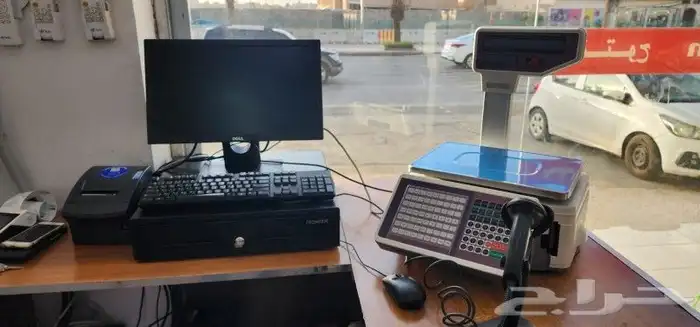 كاشير مستخدم وجديد ميزان باركود طابعة بلوتوث طابعة باركودورق 1