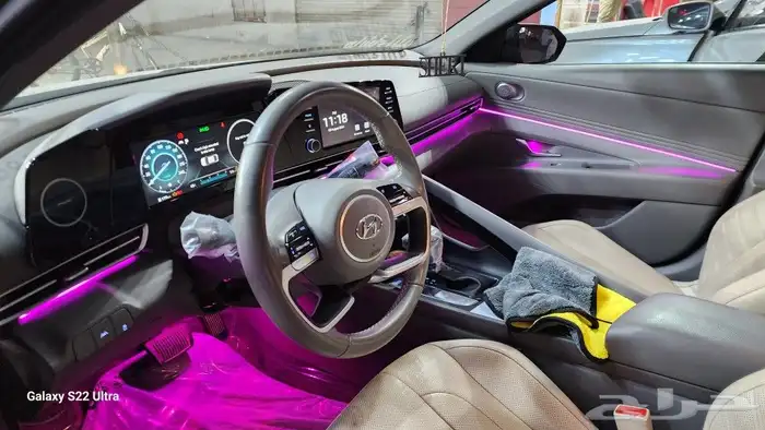 تركيب ليد داخلي علا جميع السيارت بدون تجريح في اسلاك الوكاله 0