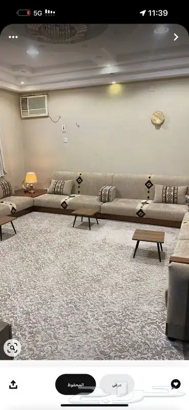 مفروشات الرياض  تفصيل جميع انواع الكنب والجلسات الارضي والست 0