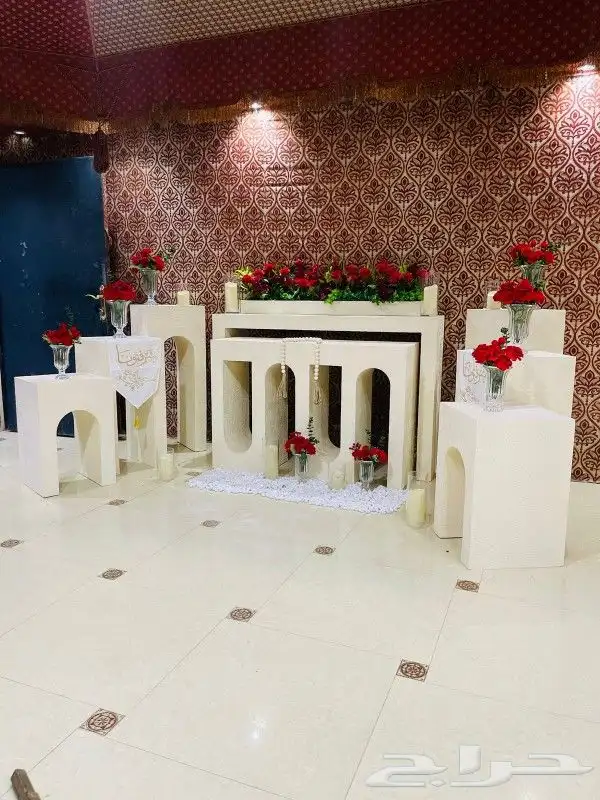 تاجير طاولات استقبال قاعات شاليهات 2