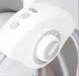 سرير هزاز بطاريات مع موسيقي 6