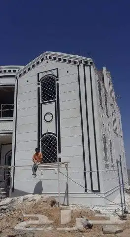 الياسه الملونه بديل الحجر الطبيعي وديكورات اسمنيه 5