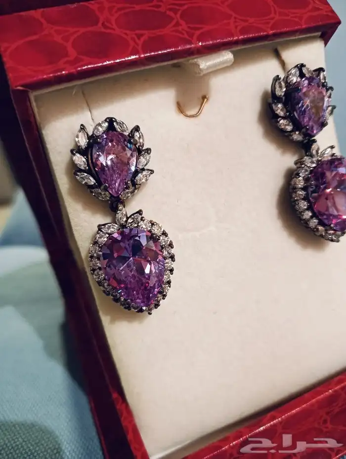 حلق فاخر فضه 925 2