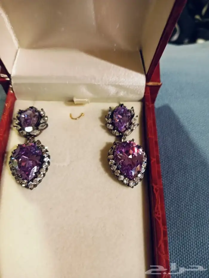 حلق فاخر فضه 925 4