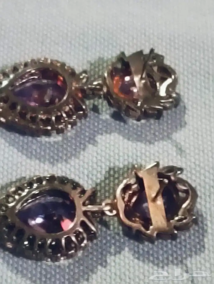 حلق فاخر فضه 925 0