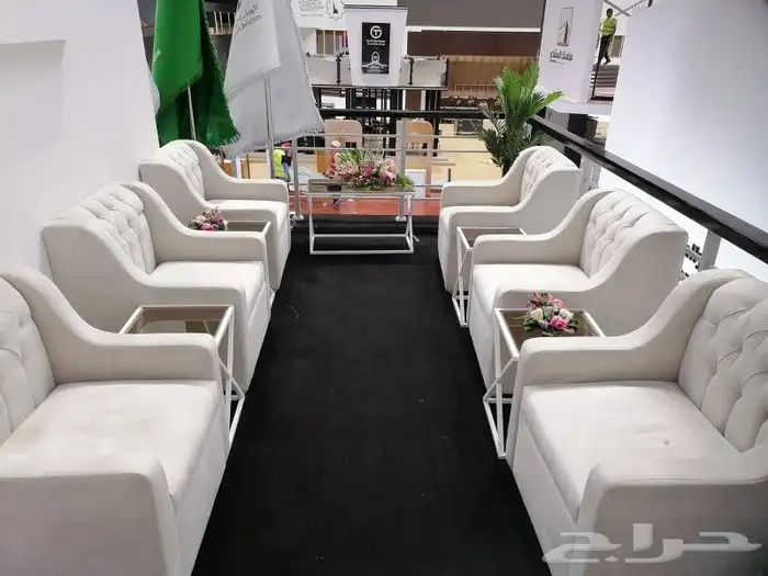 تأجير كنب مخمل -جلد -خيام-بيت شعر-كراسي شفاف -كرسي ذهبي 0