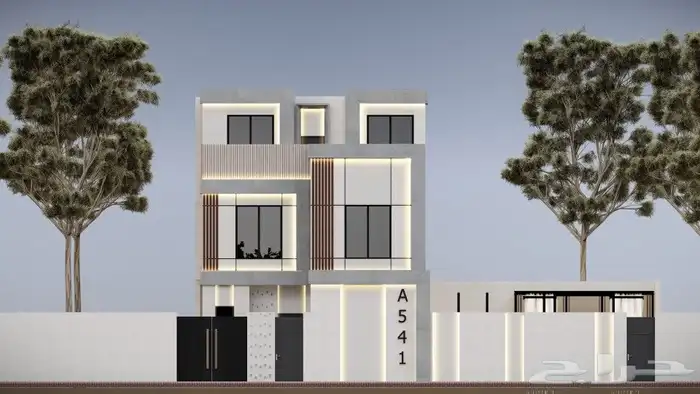 تصميم واجهات ثري دي فلل و تجاري و سكني 3