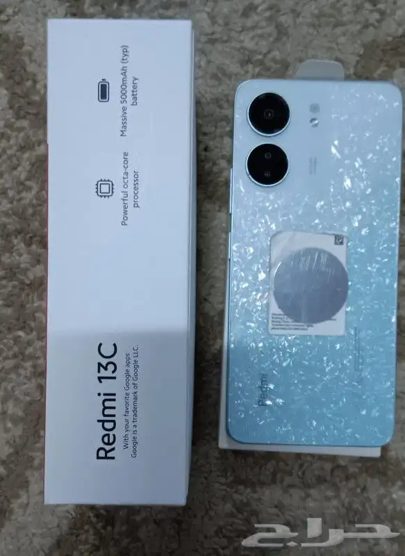 موبايل للبيع redmi 13c رام 8. ذاكره 256 2