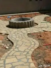 تنسيق حدائق شلالات نوفير مظلات ثيل طبيعي 14