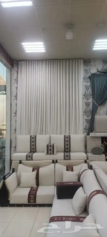 مفروشات الرياض  تفصيل جميع انواع الكنب والجلسات الارضي والست 8