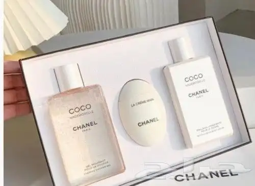 طقم شانيل عناية بالجسم 3 قطع 0