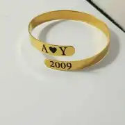 سلسال مطلي ذهب بالاسم حسب الطلب 10