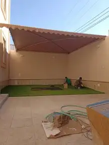 مظلات سواتر جلسات مواقف سيارات هناجر مستودعات 2