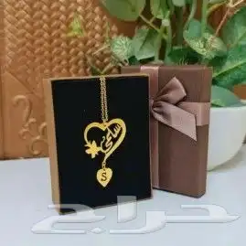 سلسال مطلي ذهب بالاسم حسب الطلب 9
