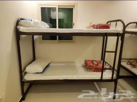 سرير حديد دور  100 سرير دورين ب 180 مراتب ضعط .60 12 سم.ب 70 8
