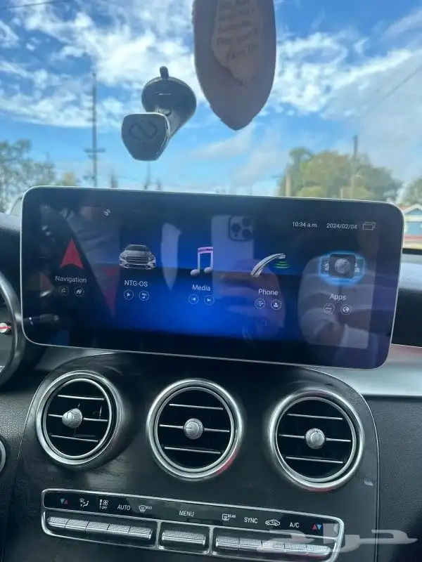 شاشة مرسيدس C200 0