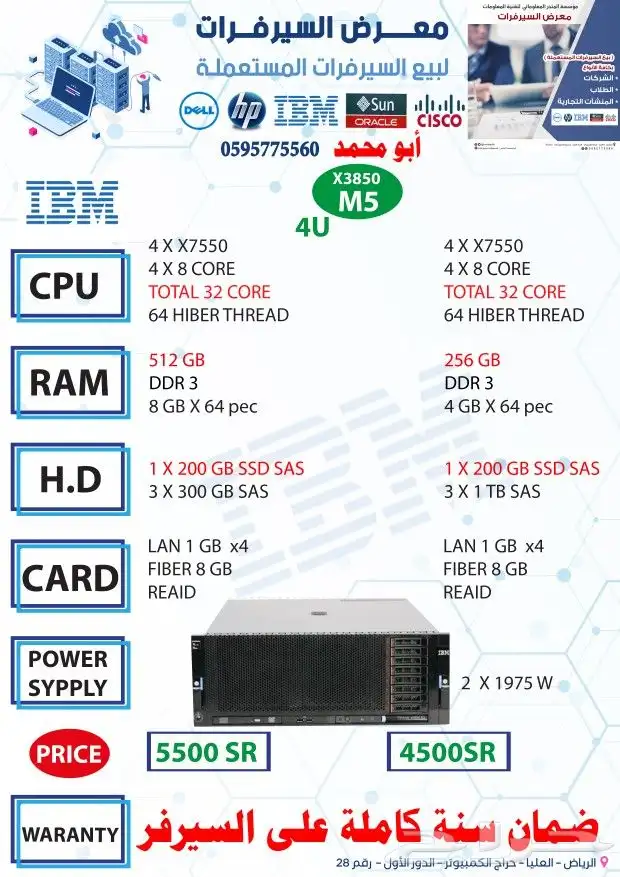 سيرفرات مستعملة وجديدة للبيع 27