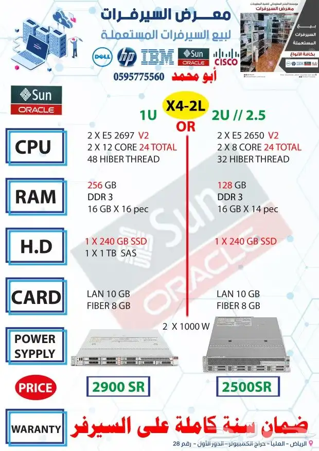 سيرفرات مستعملة وجديدة للبيع 23