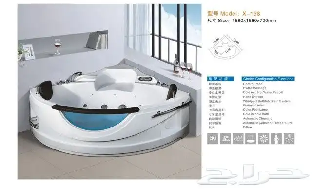 جاكوزي شخص وشخصين مقاسات متنوعة 11