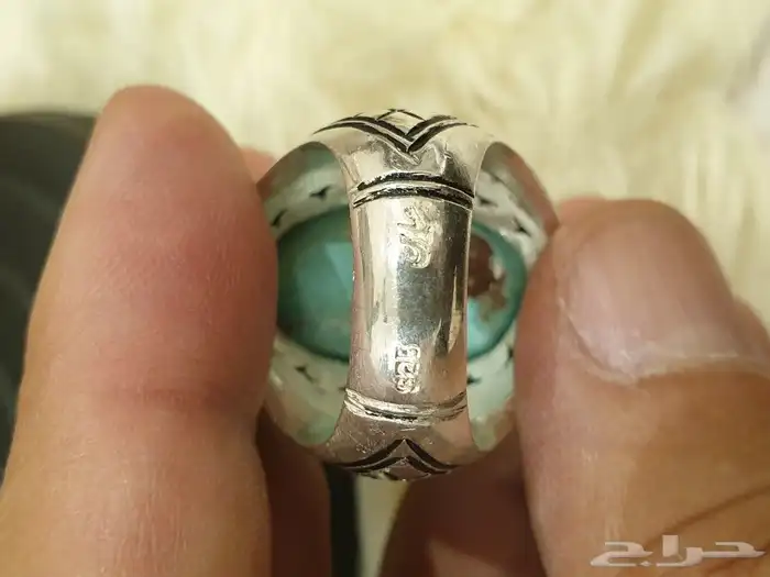 خاتم فيروز نيشابوري قبه فاخر ولون مميز 12