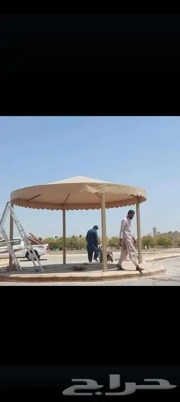 مقاول هناجر ومستودعات ومضلات وبرجولات وسواتر وجميع أعمال الح 0