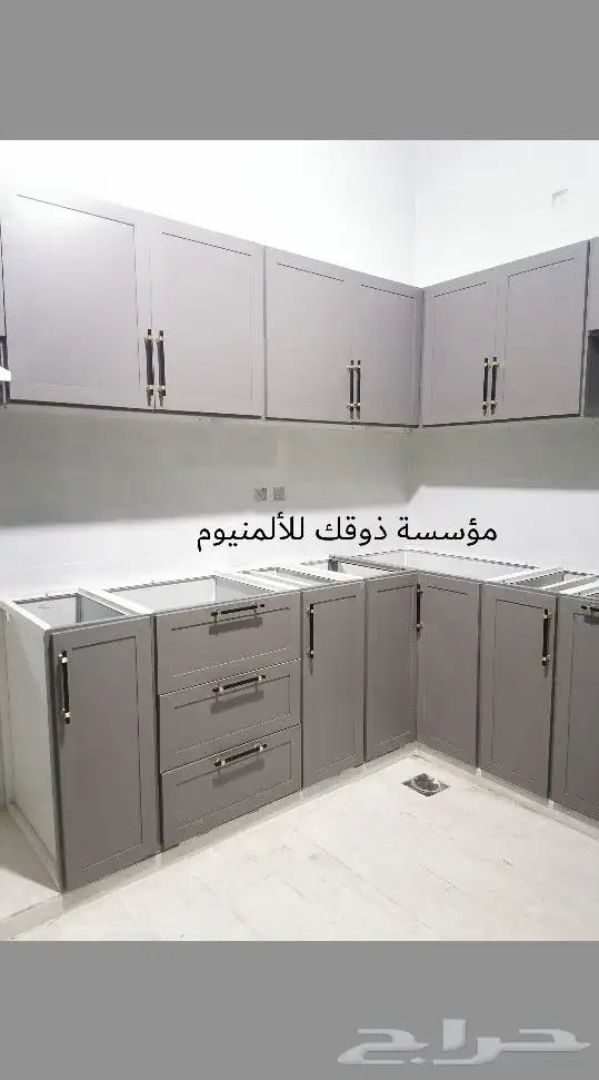 مطبخ صاج بشكل ممتاز يوجد لدينا تصميم 3d قبل تنفيذ اي عمل 0