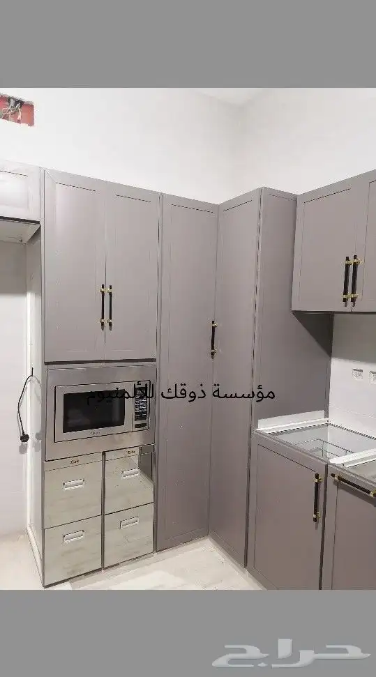 مطبخ صاج بشكل ممتاز يوجد لدينا تصميم 3d قبل تنفيذ اي عمل 1