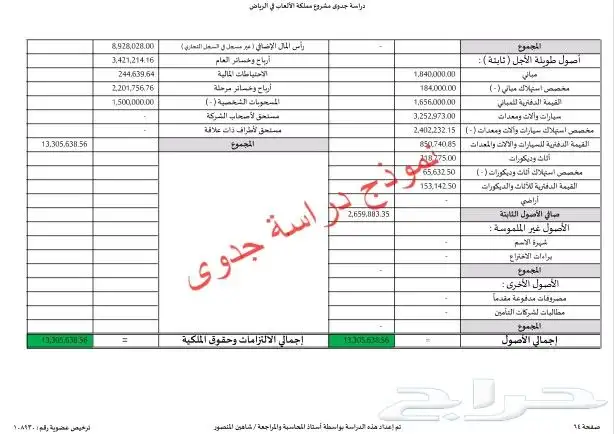 إستشاري أعمال تجارية لإعداد دراسات الجدوى والقوائم المالية 19