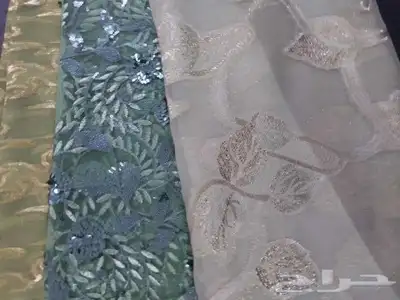 طقم قماش درع يمني نوع القماش فرنسي 0
