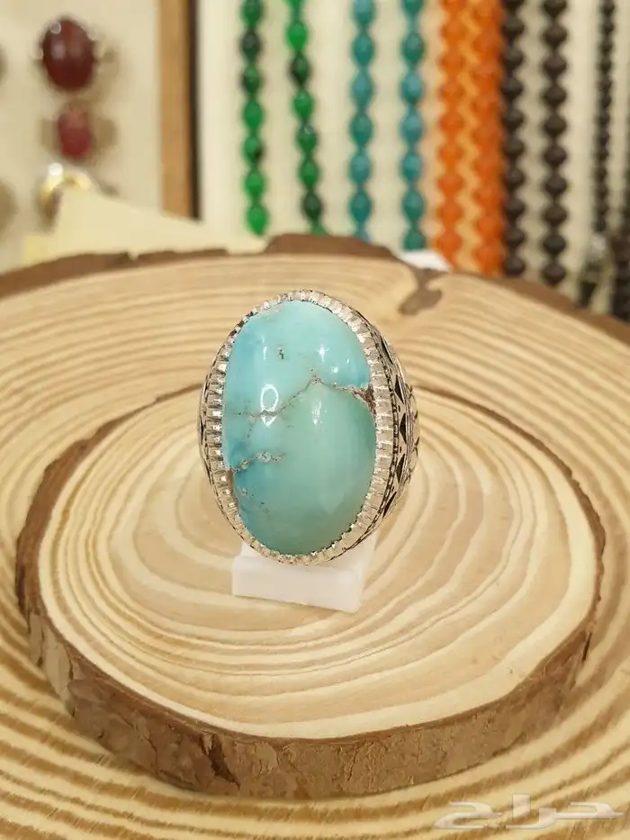 خاتم فيروز نيشابوري قبه فاخر ولون مميز 10