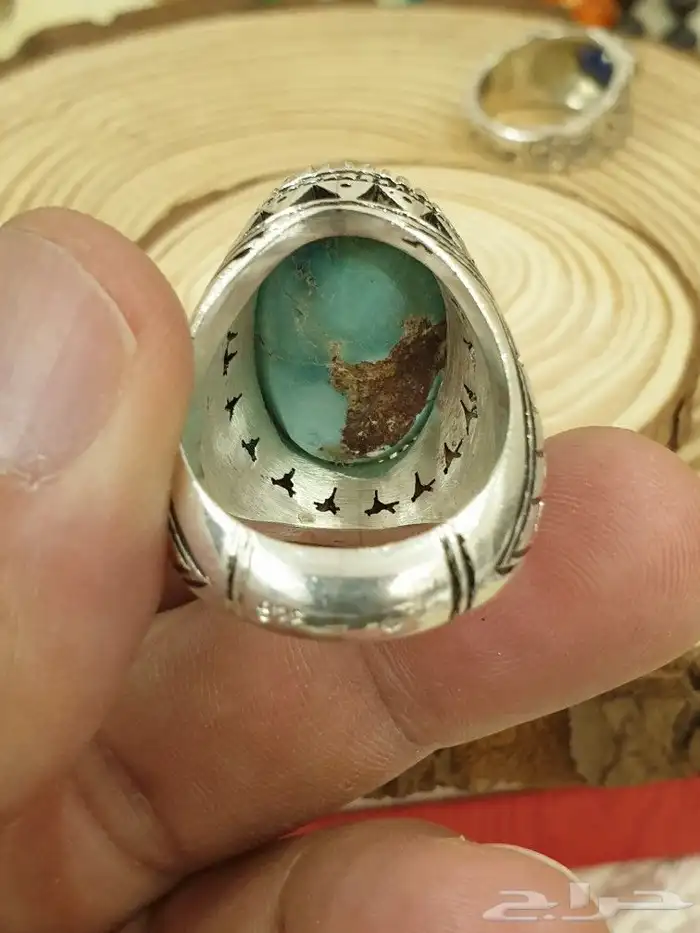 خاتم فيروز نيشابوري قبه فاخر ولون مميز 11