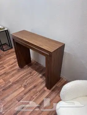 مدخل طاوله استقبال خشبي 1
