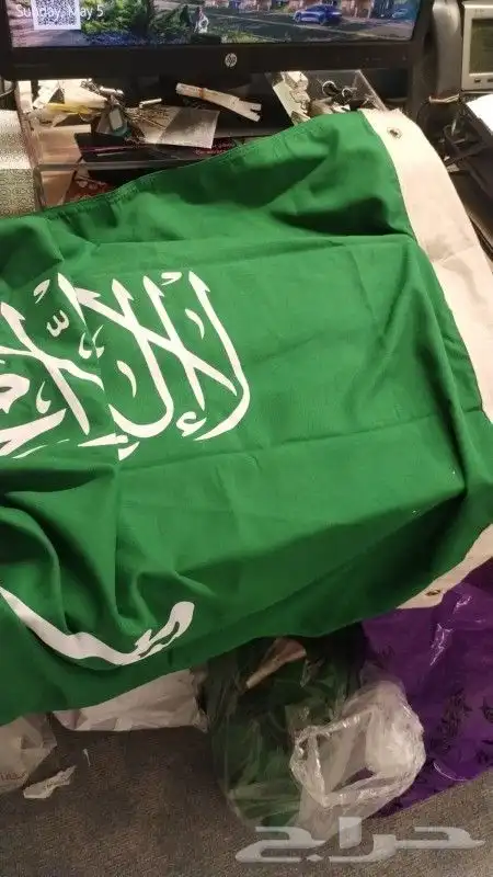 اعلام السعوديه قماش جبردين وعلام ليوم الوطني 0