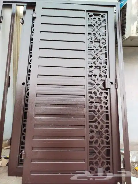 ابواب حديد شبك حمايه مظلات جميع اعمال الحداده جده ابحر الشم 4