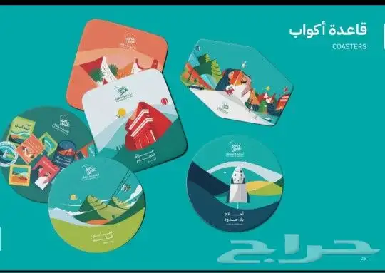طباعة عروض اليوم الوطني أكواب ملصقات بوكسات مكعبات فوركس بنر 21