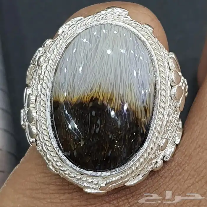 عقيق يماني مسماري لونين 3