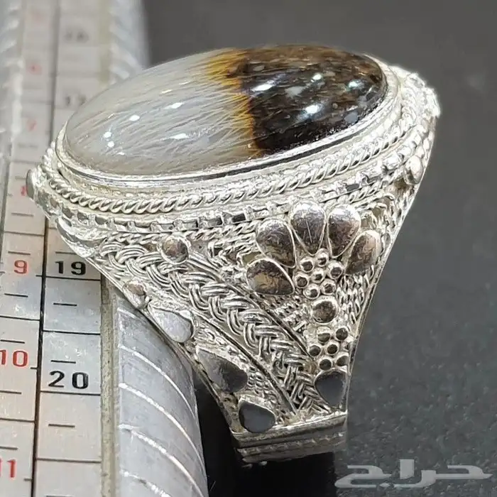 عقيق يماني مسماري لونين 2