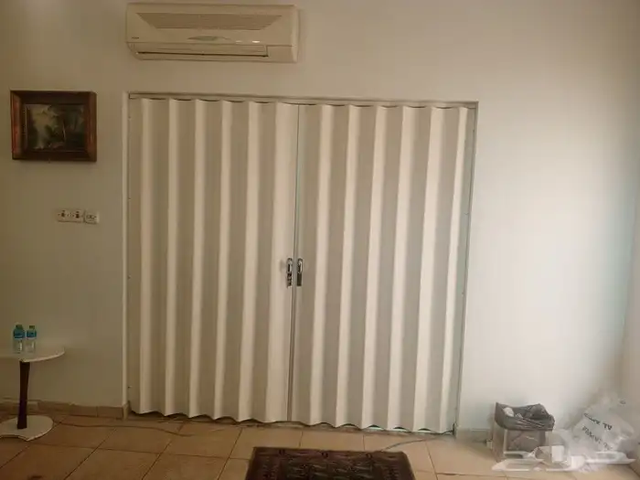 ابواب سفط اكورديون بلاستيك وطني باب كرديون 2