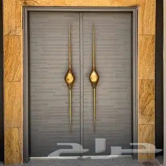 ابواب حديد كلادينج والمنيوم 35