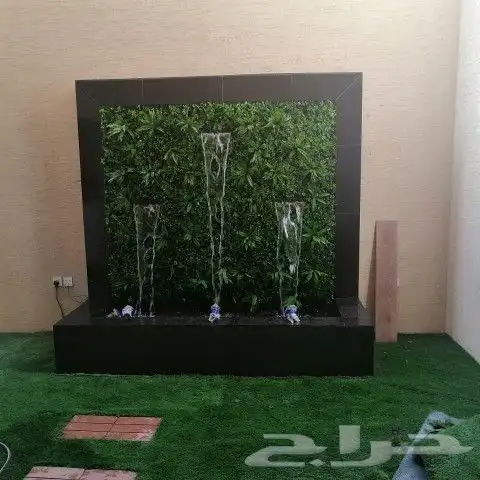 مشاتل مشتل عشب-صناعي-طبيعي شلال نوافير مظلة برجولة شبكة-ري 10