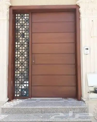 ابواب حديد كلادينج والمنيوم 36